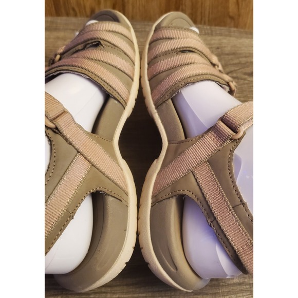 Earth Spirit Adjustable Sandals Womens Size 7 Gray Pink - Picture 6 of 12